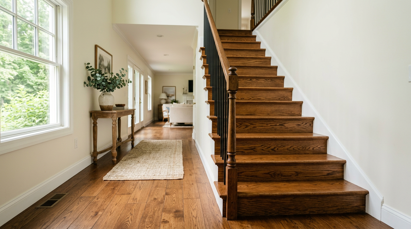Refinish Stairs to Match Hardwood Floors: Connecticut Guide